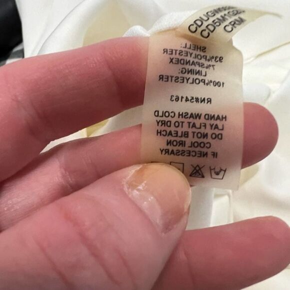 Calvin Klein white gold embellished sleeveless sheath dress size 4 - Picture 10 of 12